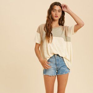 Liv Color Block Tee